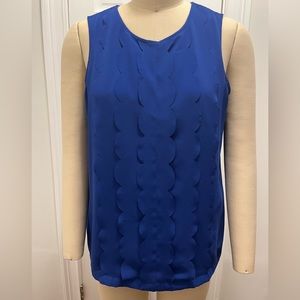 Banana Republic shell with ruffle front